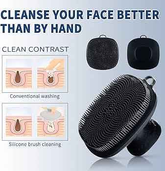 silicone face scrubber